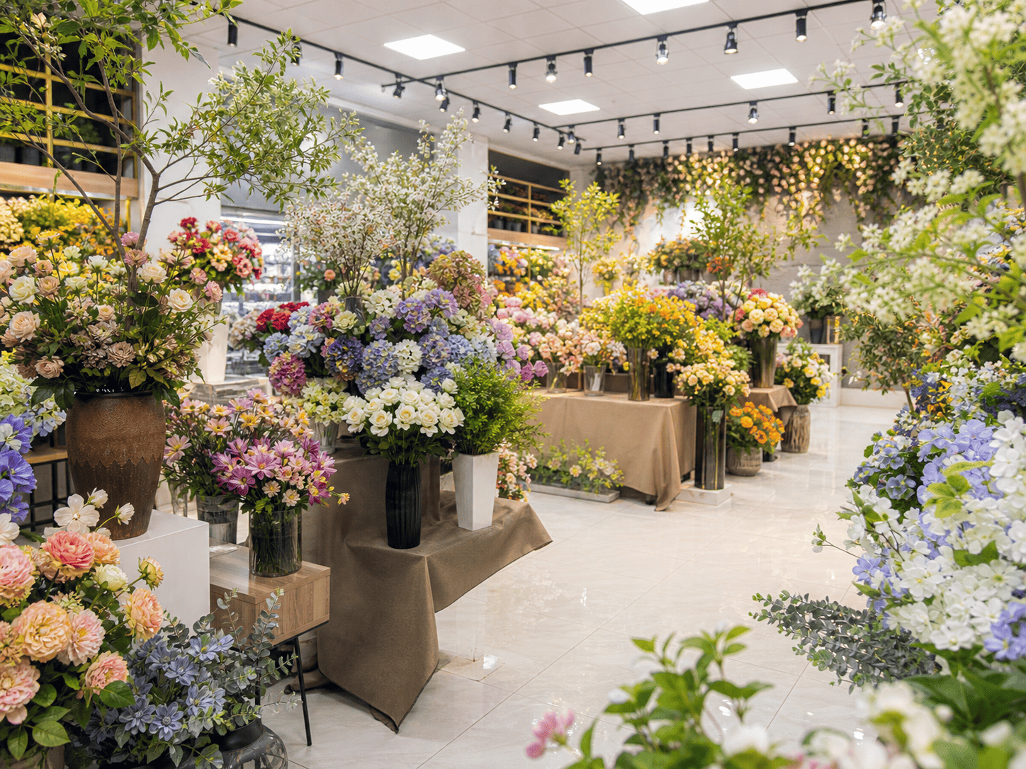 Visit ZhiCheng Yiwu Showroom for One-Stop Floral Sourcing